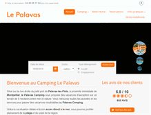 Tablet Screenshot of palavas-camping.fr
